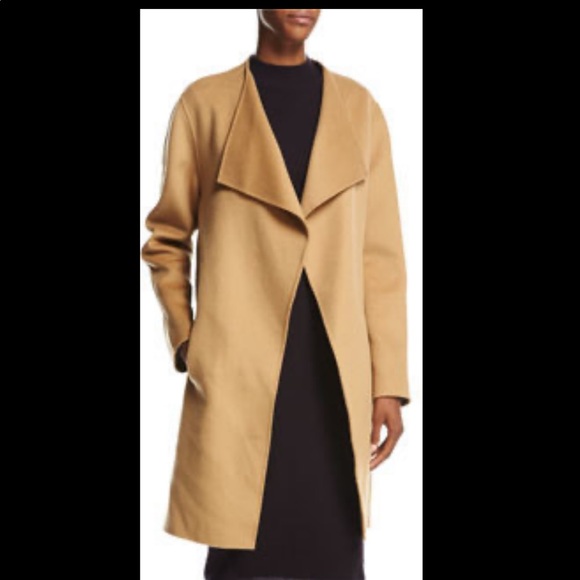 Elie Tahari Camel Wool Coat 